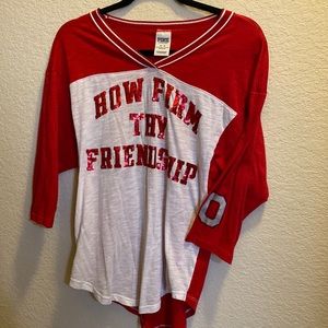 Victoria’s Secret pink Ohio State University baseball T size extra small